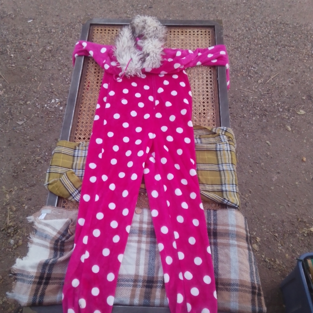 Secret Treasures Fuchsia Onesie with White Dots